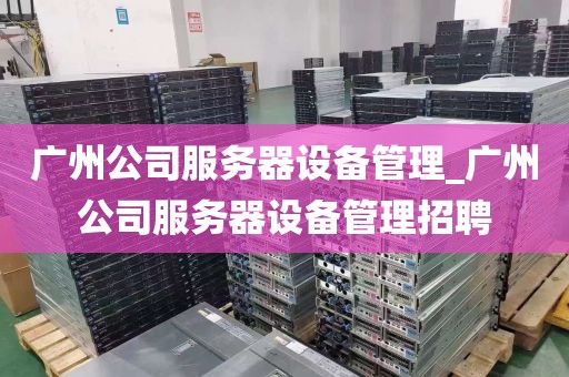广州公司服务器设备管理_广州公司服务器设备管理招聘