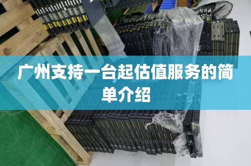 广州支持一台起估值服务的简单介绍