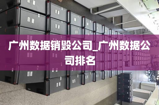 广州数据销毁公司_广州数据公司排名